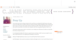 Desktop Screenshot of cjanekendrick.com